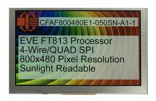 800x480 5" EVE TFT Display (CFAF800480E1-050SN-A1-1)