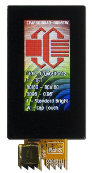 Tiny Capacitive Touchscreen Display (CFAF80160A0-0096TW)
