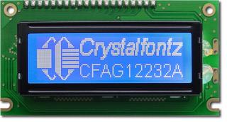 122x32 Graphic White on Blue LCD (CFAG12232A-TMI-TA)