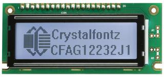 Black on Gray 122x32 Graphic LCD Display (CFAG12232J1-TFH-TJ)