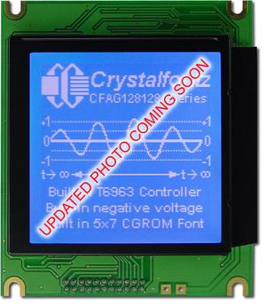 128x128 Parallel Graphic LCD (CFAG128128A1-TMI-TZ)