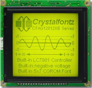 128x128 Graphic LCD [EOL] (CFAG128128B-YYH-VZ)