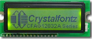 128x32  Parallel Graphic LCD (CFAG12832A-YGH-N)