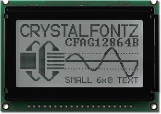 128x64 Gray Parallel Graphic LCD (CFAG12864B-TFH-V)
