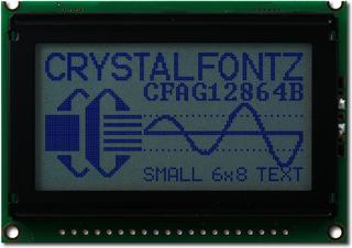 [EOL] STN Gray 128x64 Parallel Graphic LCD (CFAG12864B-WGH-N)