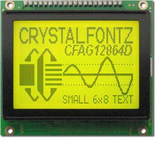 EOL 128x64 Sunlight Readable Graphic LCD (CFAG12864D-YYH-TZ)