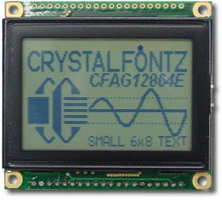128x64  Parallel Graphic LCD (CFAG12864E-WGH-TN)