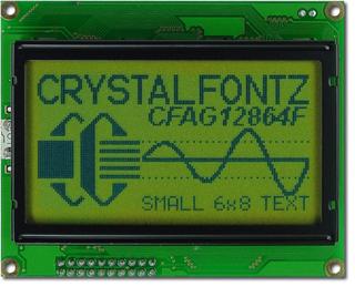 128x64 Transflective Graphic LCD (EOL) (CFAG12864F-YYH-TY)