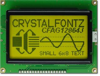 128x64 Transflective Graphic LCD (CFAG12864J-YYH-TT)
