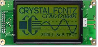 Sunlight Readable 128x64 Graphic LCD (CFAG12864K-YYH-TN)