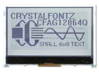 Sunlight Readable Graphic LCD Arduino Module (CFAG12864Q1-TFH-E1)