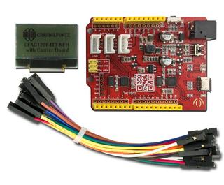 Low Power Transflective LCD Dev Kit (CFAG12864T3-NFH-E1-2)
