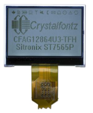 128x64 Backlit Low Power LCD (CFAG12864U3-TFH)