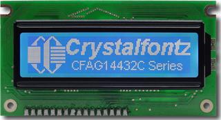 Blue 144x32 Serial Graphic LCD (CFAG14432C-TMI-TT)
