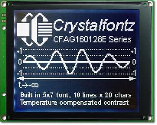 [EOL] 160x128 Parallel Graphic LCD (CFAG160128E-STI-TZ)