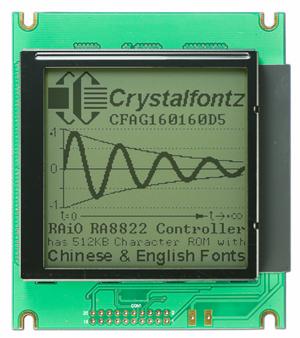 160x160 Graphic FSTN LCD (CFAG160160D5-TFH-VGB)