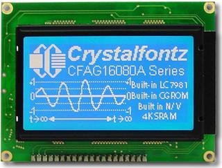 160x80  Parallel Graphic LCD (CFAG16080A-TMI-TZ)