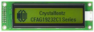 確認(⁎ᴗ͈ˬᴗ͈⁎) Yellow-Green 192x32 Serial Graphic LCD from Crystalfontz