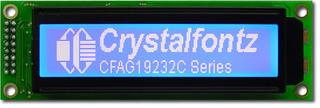 Blue 192x32 Serial Graphic LCD (CFAG19232C-TMI-TT)