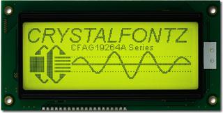 192x64 Parallel Graphic LCD (CFAG19264A-YYH-TN)