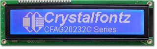 202x32 Parallel Graphic LCD (CFAG20232C-TMI-TT)