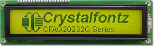 Sunlight Readable 202x32 Graphic LCD (CFAG20232C-YYH-TT)