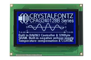 Dark Blue 240x128 Graphic LCD (CFAG240128B-TTI-TZ)