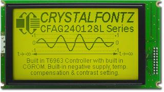 240x128  Parallel Graphic LCD (CFAG240128L-YYH-TZ)