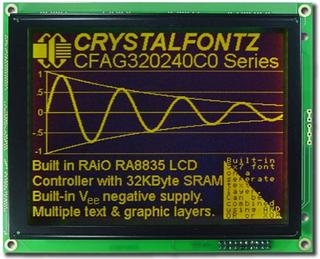 320x240  Parallel Graphic LCD (CFAG320240C0-YMI-TZ)