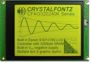 EOL Sunlight Readable 320x240 Graphic LCD (CFAG320240K-YYH-TZ)