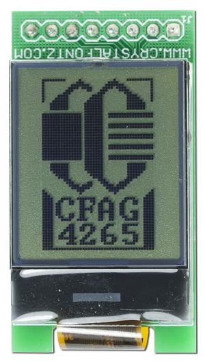 One Inch LCD on Carrier Board (CFAG4265A0-TFK-E1-1)