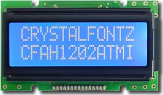 White and Blue 12x2 Character LCD (EOL) (CFAH1202A-TMI-JP)