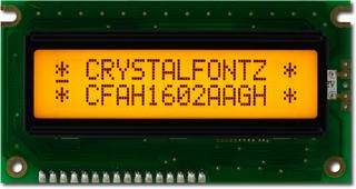 Orange 16x2 Character LCD (EOL) (CFAH1602A-AGH-JT)