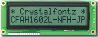 16x2 Gray Character LCD (EOL) (CFAH1602L-NFH-JP)