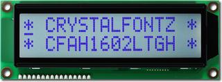 Edge Lit 16x2 Character LCD (CFAH1602L-TGH-JT)