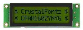 16x2 Yellow-Green Character LCD (CFAH1602Y-NYG-ET)
