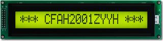 Transflective 20x1 Character LCD (CFAH2001Z-YYH-JP)