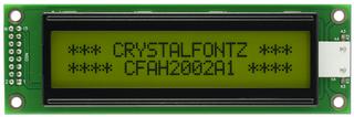 Black on Yellow 20x2 Character LCD (CFAH2002A1-YYH-JT)