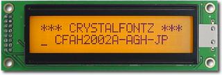 Orange 20x2 Char LCD (EOL) (CFAH2002A-AGH-JP)
