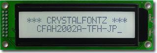 20x2  Parallel Character LCD (CFAH2002A-TFH-JP)