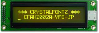 20x2  Parallel Character LCD (CFAH2002A-YMI-JP)