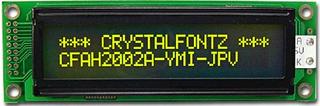 [EOL] Negative Yellow 20x2 Character LCD (CFAH2002A-YMI-JPV)