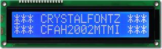 20x2 Character LCD White on Blue (CFAH2002M-TMI-ET)