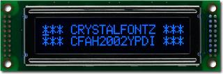 [EOL] Dark Blue 20x2 Character LCD (CFAH2002Y-PDI-ET)