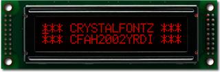 EOL Red 20x2 Character LCD (CFAH2002Y-RDI-ET)