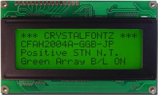 Green 20x4 Character LCD (CFAH2004A-GGH-JP)