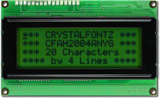 Reflective 20x4 Character Module (CFAH2004A-NYG-JT)