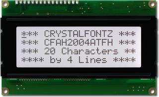 Sunlight Readable 20x4 Character LCD (CFAH2004A-TFH-JT)