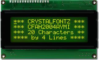 Green 20x4 Character LCD [EOL] (CFAH2004A-YMI-JT)