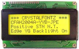 [EOL] Yellow 20x4 Character LCD STN (CFAH2004A-YYH-JPE)